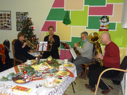 Weihnachtsfeier der Selbsthilfegruppe im Dezember 2013