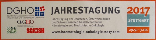Jahrestagung der DGHO 2017 in Stuttgart