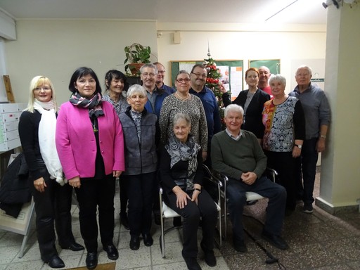 Weihnachtsfeier der Selbsthilfegruppe im Dezember 2019
