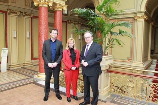 Besuch bei Ministerpräsident Reiner Haseloff in Magdeburg