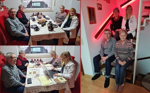 Gesprächsrunde der Selbsthilfegruppe im Januar 2022