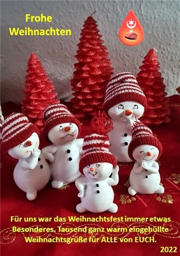 Weihnachtsgruß der Selbsthilfegruppe 2022