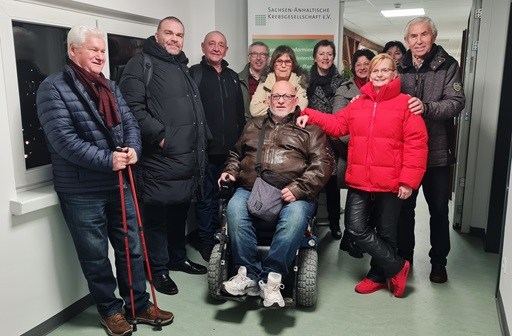 Teilnehmende beim Treffen der Selbsthilfegruppe im Januar 2024