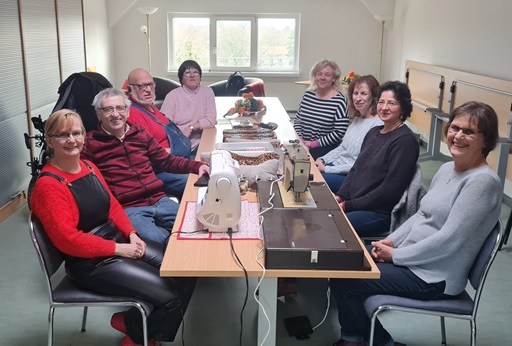 Start des Projekts Nähen von und für Krebspatienten