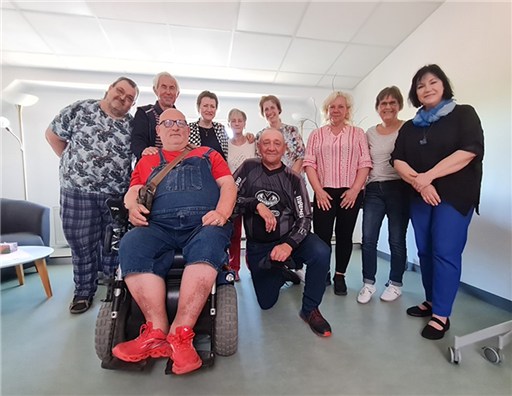 Teilnehmende beim Treffen der Selbsthilfegruppe im Mai 2024
