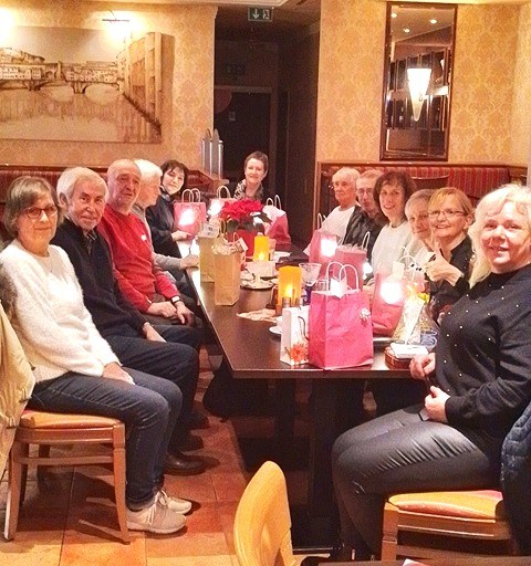 Weihnachtsfeier der Selbsthilfegruppe im Dezember 2024