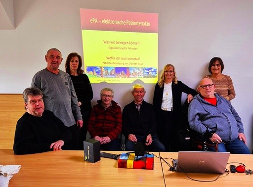 SHG Treffen am 23.01.25 mit dem Thema Elektronische Patientenakte (ePA): Ein Blick auf Chancen und Herausforderungen