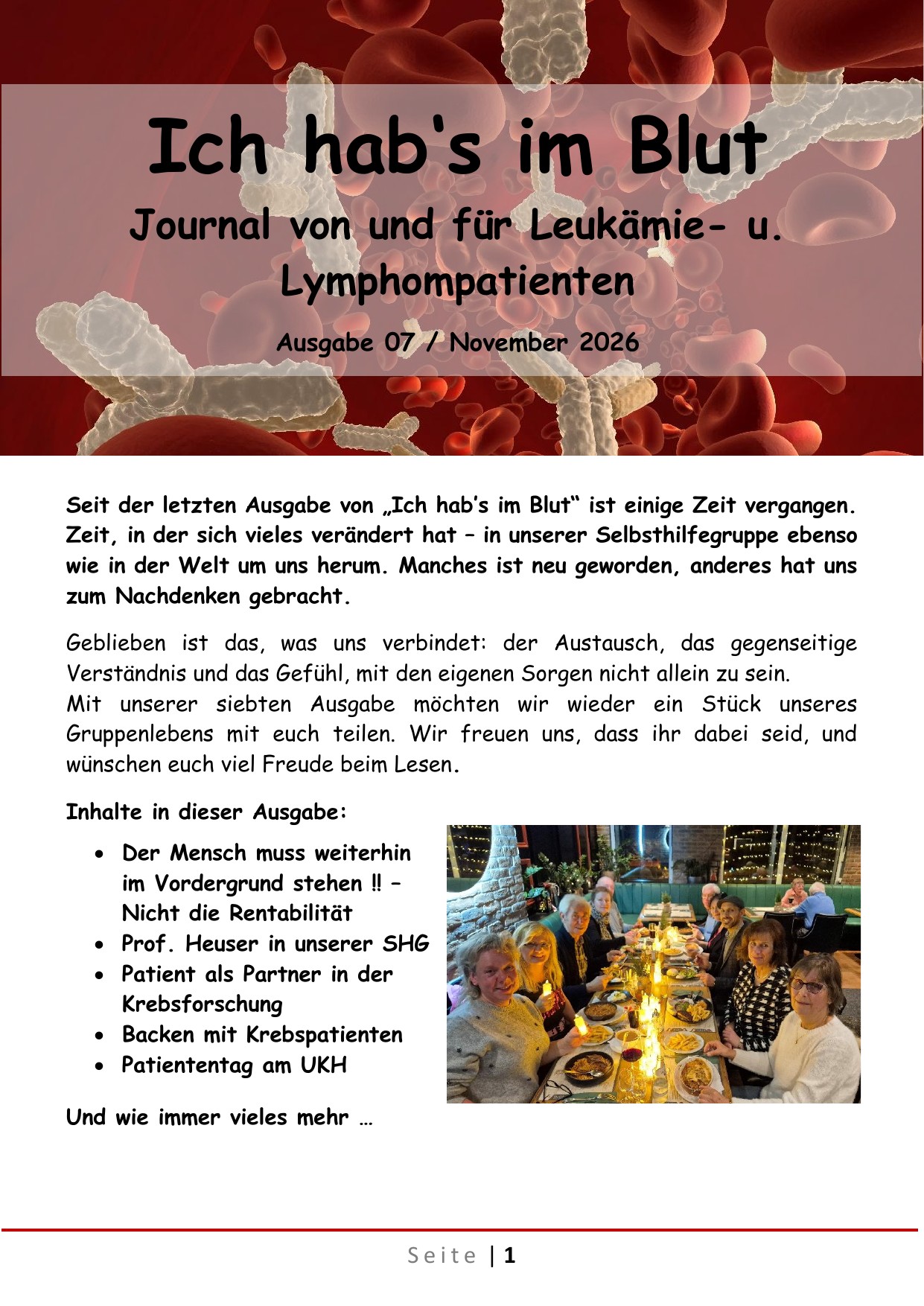 Titelseite Journal Ausgabe 7