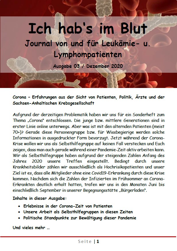 Titelseite Journal Ausgabe 3