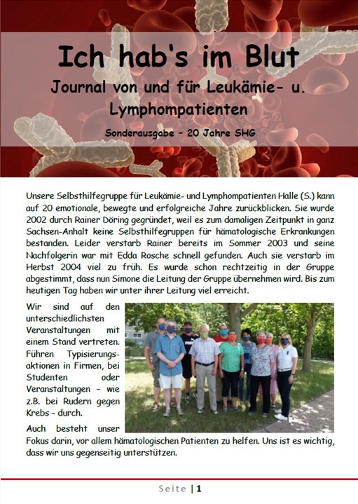 Titelseite Journal Sonderausgabe