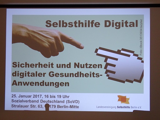 Vortragsreihe Selbsthilfe Digital in Berlin
