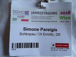 Jahrestagung der DGHO in Wien 2018