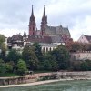 Blick übern Rhein zum Münster