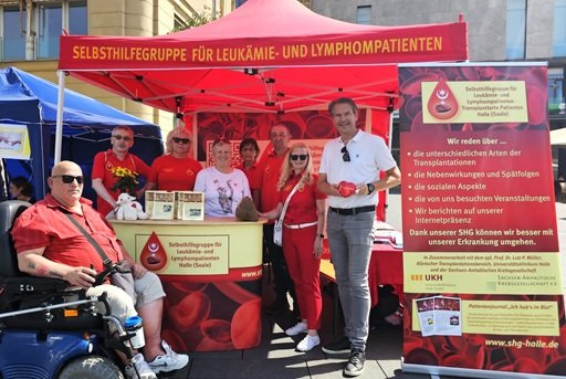 Tag der Selbsthilfe auf dem Halleschen Marktplatz am 27.06.2024