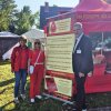 Zusammen mit Dr. Bruns an unserem Stand