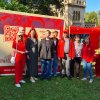 Mit Frau Prof. Al-Ali und Frau Dr. Hiemer an unserem Stand